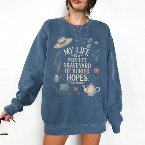 Women's Dramatic Book Lover Quote Comfort Colors Sweatshirt - Bookorys DE