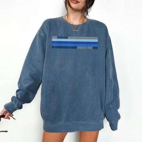 Class Of 2023 Senior Retro 2023 Grad Graduate Graduation Comfort Colors Sweatshirt - Best Gift Smart