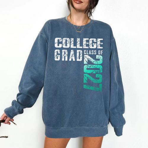 College Grad Class Of 2027 Graduation Comfort Colors Sweatshirt - Best Gift Smart