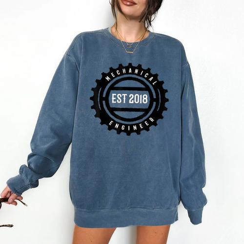 Mechanical Engineers 2018 Tshirt Gears Graduation Tee Comfort Colors Sweatshirt - Best Gift Smart