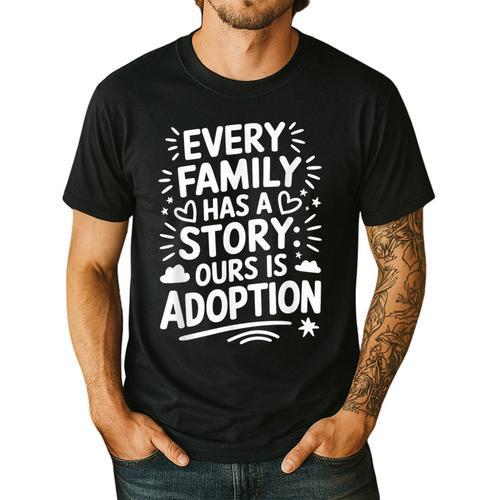 Adoptive Mom Adoption Dad And Adoption Day Foster Care Men's Casual T-Shirt - Father's Day Fun
