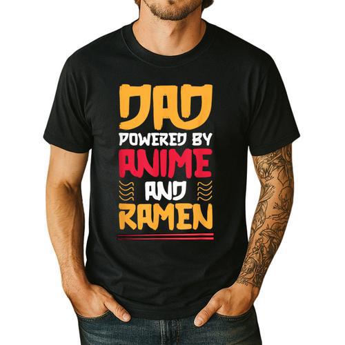 Anime Fathers Day Japanese Manga Otaku Kawaii Anime Dad Men's Casual T-Shirt - Father's Day Fun