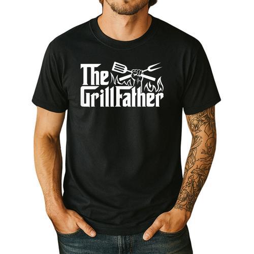 Bbq Dad Retro Grill Father Father's Day Men's Casual T-Shirt - Father's Day Fun