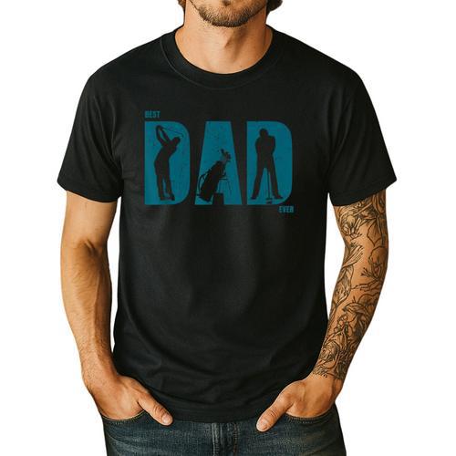 Best Golf Dad Ever T Shirt Golf Dad Shirt Men's Casual T-Shirt - Father's Day Fun