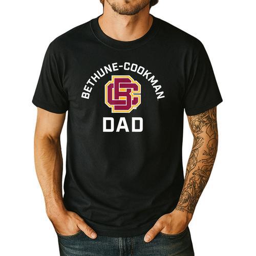 Bethune-Cookman University Wildcats Arched Dad Men's Casual T-Shirt - Father's Day Fun