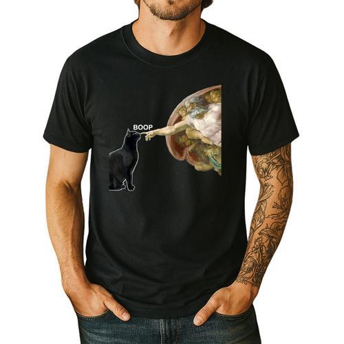 Cat Shirts For MenWomen Cat Shirts For Cat DadMom Men's Casual T-Shirt - Father's Day Fun