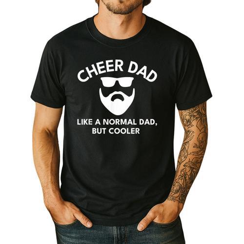Cheer Dad Cheerleading Bearded Definition Men's Casual T-Shirt - Father's Day Fun