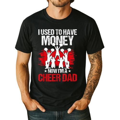 Cheer Dad Cheerleading Fathers Day Men's Casual T-Shirt - Father's Day Fun