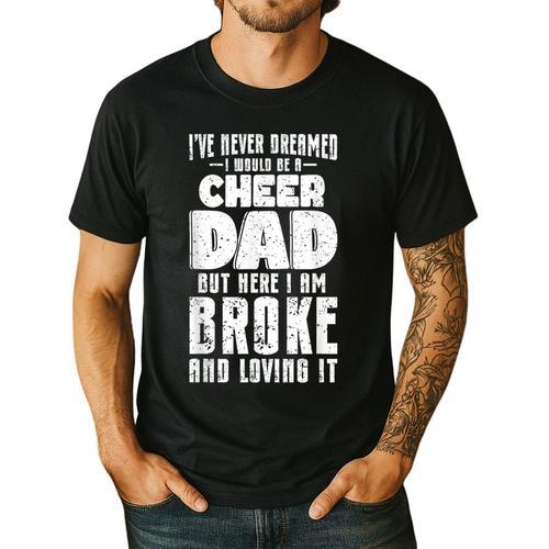 Cheer Dad Men's Casual T-Shirt - Father's Day Fun