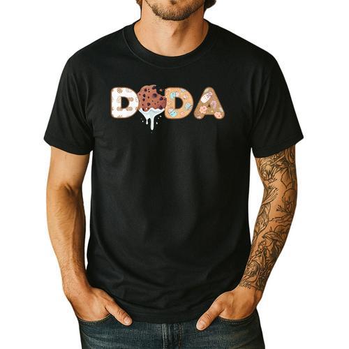 Cookies Dada 1st Birthday Milk Party Family Matching Men's Casual T-Shirt - Father's Day Fun