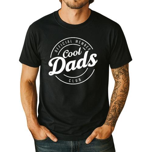 Cool Dad Shirt Cool Dads Club T-Shirt Men's Casual T-Shirt - Father's Day Fun