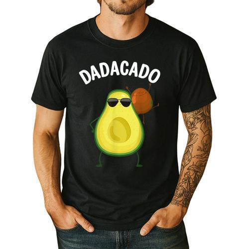 Cute Avocado For Dad Men Fruit Avocado Pear Lovers Men's Casual T-Shirt - Father's Day Fun