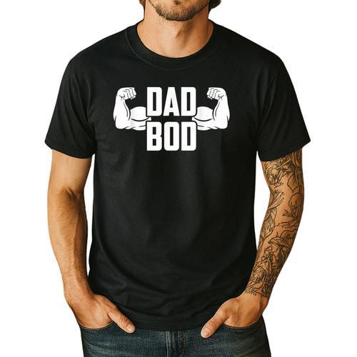 Dad Bod Muscle Strong Man Daddy Fathers Day Men's Casual T-Shirt - Father's Day Fun