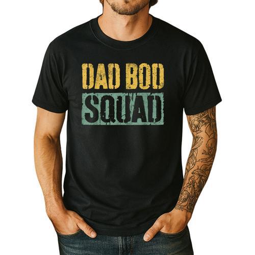 Dad Bod Squad Shirt Men Fathers Day Men's Casual T-Shirt - Father's Day Fun