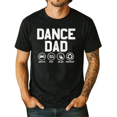 Dance Dad Proud Dancer Dancing Father Men Men's Casual T-Shirt - Father's Day Fun
