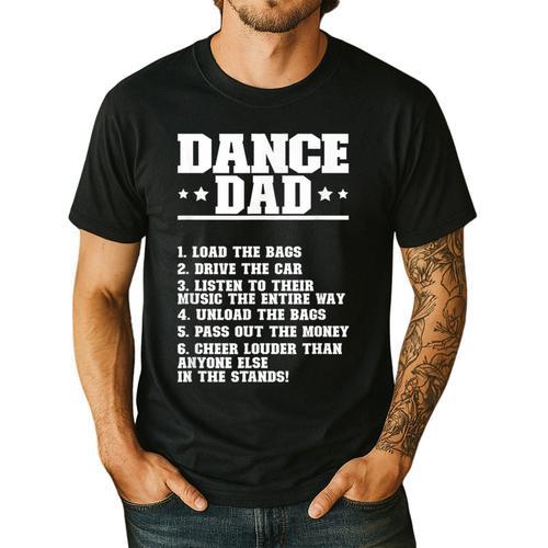 Dancer Dad Dancing Father Of A Dancer Dad Men's Casual T-Shirt - Father's Day Fun