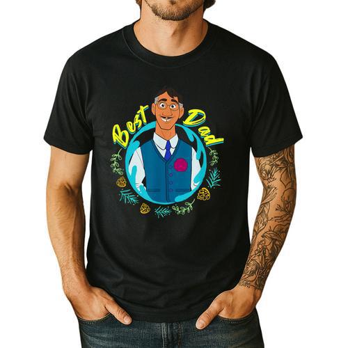 Disney Encanto Agustin Madrigal Best Dad Portrait Small Men's Casual T-Shirt - Father's Day Fun