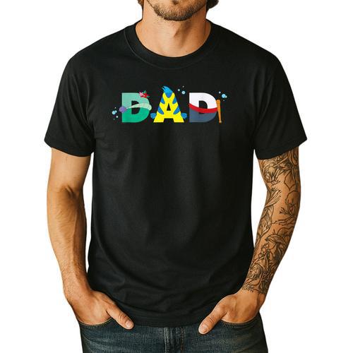 Disney The Little Mermaid Ariel Father’s Day Birthday Dad Men's Casual T-Shirt - Father's Day Fun