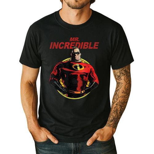 Disney Pixar The Incredibles 2 Mr Incredible Vintage Dad Men's Casual T-Shirt - Father's Day Fun