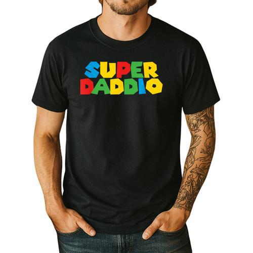 Fatherly Powers Unleashed Gamer Super Dad From Wife & Kids Men's Casual T-Shirt - Father's Day Fun