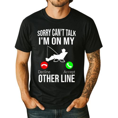 Fishing Dad Men Reel Cool Fish Bass Fishing Men's Casual T-Shirt - Father's Day Fun