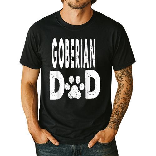 Goberian DAD Dog Owner Men Women Men's Casual T-Shirt - Father's Day Fun