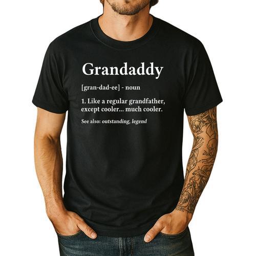 Grandaddy Grandpa Fathers Day Definition Men's Casual T-Shirt - Father's Day Fun