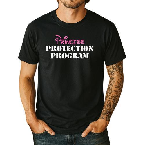 Halloween Dad Mom Daughter Adult Costume Princess Security Men's Casual T-Shirt - Father's Day Fun