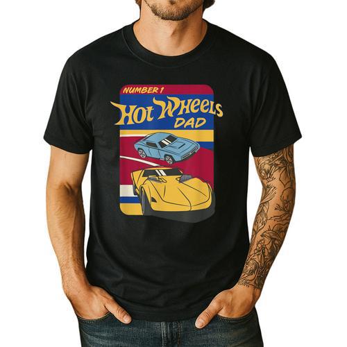 Hot Wheels Father's Day Number 1 Dad Men's Casual T-Shirt - Father's Day Fun