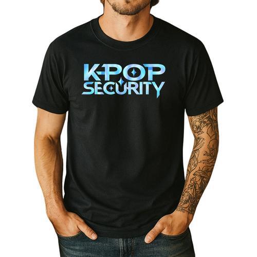 K-Pop Security Mom Dad Kids Birthday Concert Staff Men's Casual T-Shirt - Father's Day Fun