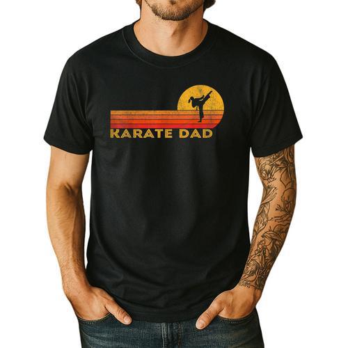 Karate Dad Martial Arts Retro Men's Casual T-Shirt - Father's Day Fun