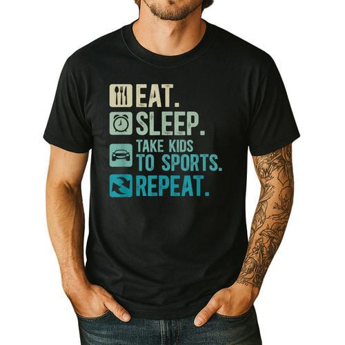 Take Kids To Sports Dad Sports Father Sport Dad Men's Casual T-Shirt - Father's Day Fun