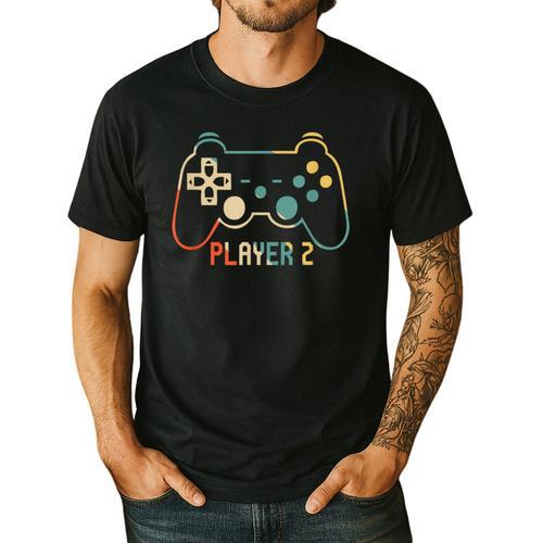 Matching Gamer Tee For Dad Mom & Kids Player 123 Men's Casual T-Shirt - Father's Day Fun