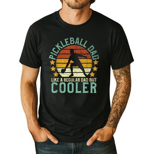 Pickleball Dad Pickleball Player Men's Casual T-Shirt - Father's Day Fun
