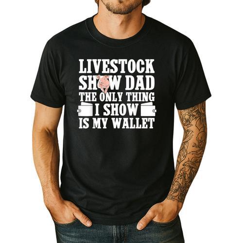 Pig Show Dad Pig Show Father Men's Casual T-Shirt - Father's Day Fun