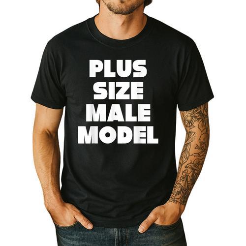 Plus Size Male Model Fat Guy Or Dad BOD Men's Casual T-Shirt - Father's Day Fun