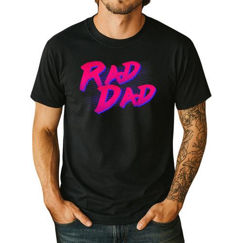 Rad Dad Retro Men's Casual T-Shirt - Father's Day Fun