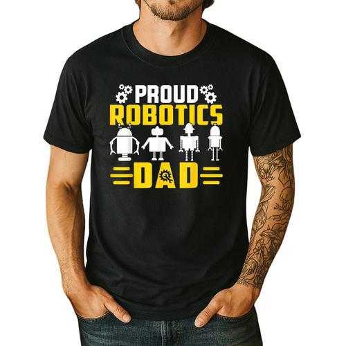 Robotics Father Robotics Dad Men's Casual T-Shirt - Father's Day Fun