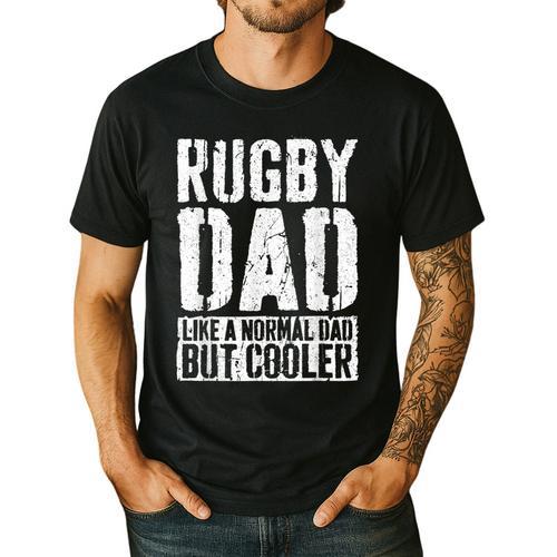 Rugby Dad Shirt Men Fathers Day Rugby Dad Men's Casual T-Shirt - Father's Day Fun