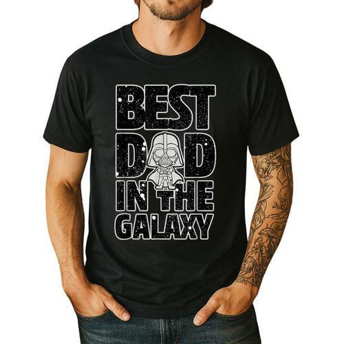 Star Wars Best Dad In The Galaxy Darth Vader Men's Casual T-Shirt - Father's Day Fun