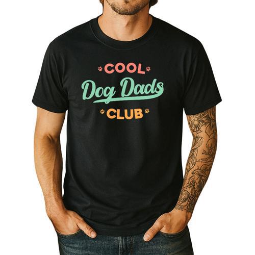 Vintage Cool Dog Dads Club Father's Day Dog Lover Men's Casual T-Shirt - Father's Day Fun
