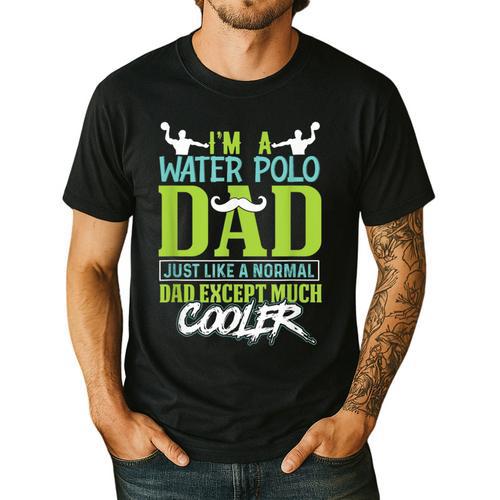 Water Polo Dad Water Sports Men Water Polo Player Men's Casual T-Shirt - Father's Day Fun