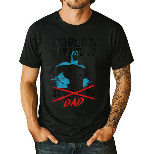 Batman Greatest Dad Men's Casual T-Shirt - Father's Day Fun