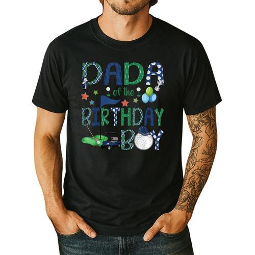Dada Of The Birthday Boy Hole In One Golf Lover Men's Casual T-Shirt - Father's Day Fun