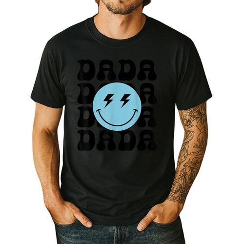 Dada One Happy Dude 1st Birthday Family Matching Men's Casual T-Shirt - Father's Day Fun