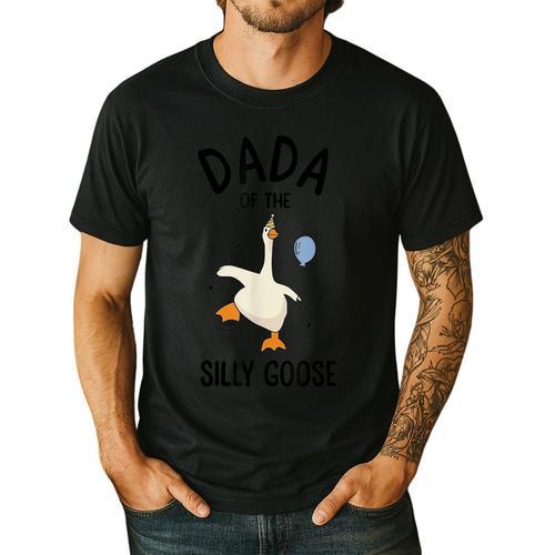 Dada Of The Silly Goose First Birthday Family Matching Men's Casual T-Shirt - Father's Day Fun