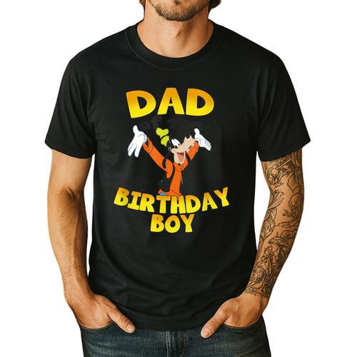 Disney Mickey & Friends Goofy Dad Of The Birthday Boy Men's Casual T-Shirt - Father's Day Fun