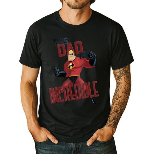 Disney Pixar The Incredibles Father's Day Incredible Dad Men's Casual T-Shirt - Father's Day Fun