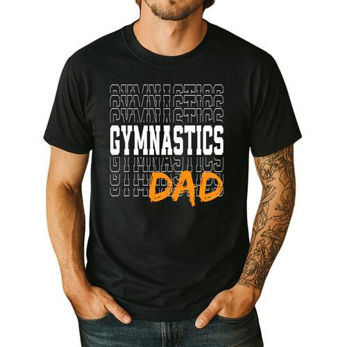 Gymnastics Dad For Gymnastic Father Parents Men's Casual T-Shirt - Father's Day Fun