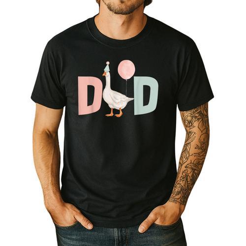 One Silly Goose Dad 1st First Birthday Family Matching Party Men's Casual T-Shirt - Father's Day Fun